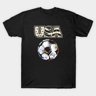 Usa Soccer Retro T-Shirt